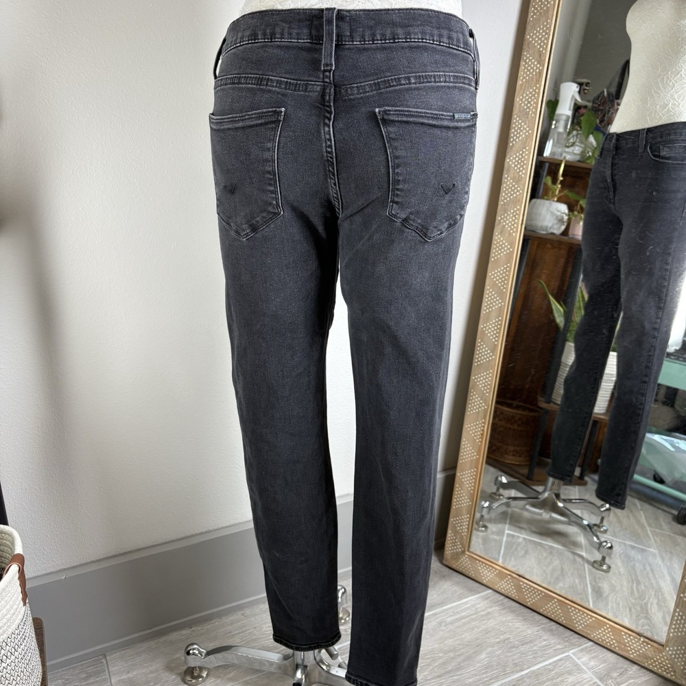Hudson Women 29 Black Jeans Natalie Midrise Super Skinny Ankle Lyocell Cotton - Picture 6 of 16